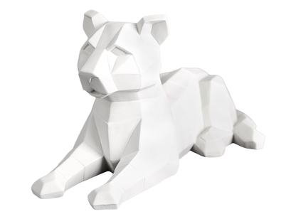 Bisque Faceted Big Cat (Case of 4)