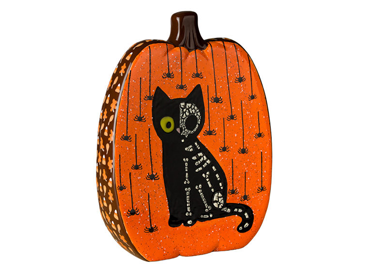 Bisque Tall Pumpkin Silhouette (Case of 6)