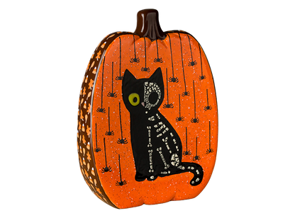 Bisque Tall Pumpkin Silhouette (Case of 6)