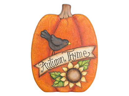 Bisque Tall Pumpkin Silhouette (Case of 6)