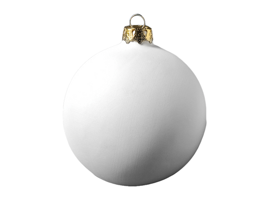 Bisque 3" Ornament Ball (Case of 12)