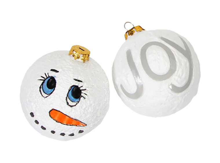 Bisque 3" Ornament Ball (Case of 12)
