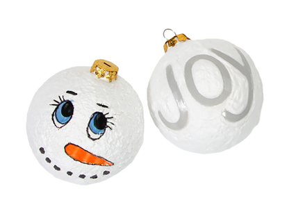 Bisque 3" Ornament Ball (Case of 12)