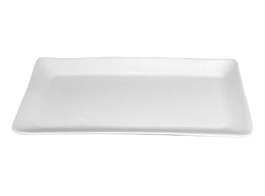 Bisque Rectangle Tray (Case of 6)