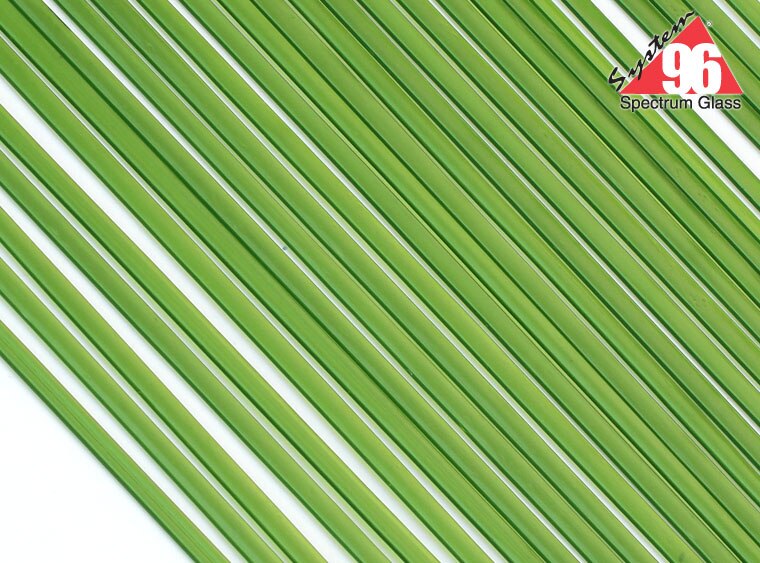Fern Green Opal Glass Noodles (Case of 1)