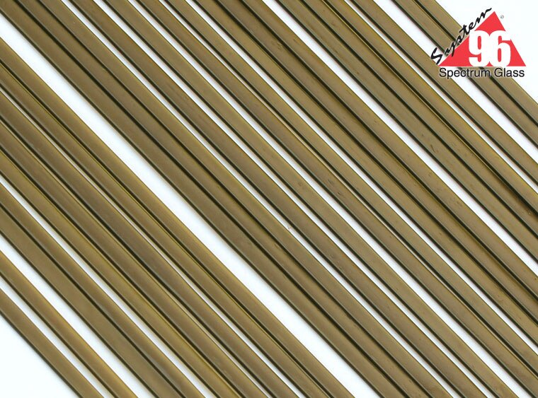 Olive Green Opal Glass Noodles (Case of 1)