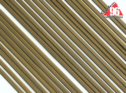Olive Green Opal Glass Noodles (Case of 1)