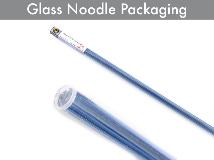 Olive Green Opal Glass Noodles (Case of 1)