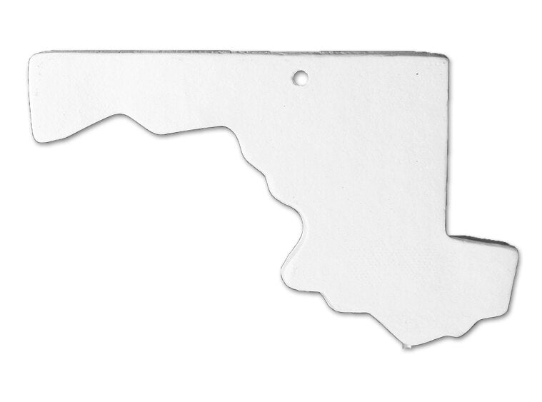 Bisque Maryland State Ornament (Case of 6)