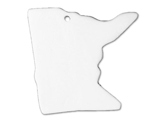 Bisque Minnesota State Ornament (Case of 6)
