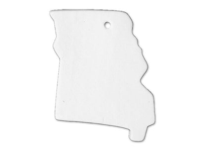 Bisque Missouri State Ornament (Case of 6)