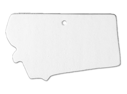Bisque Montana State Ornament (Case of 6)