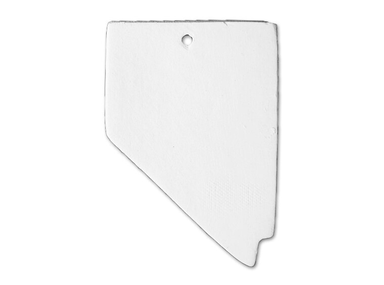Bisque Nevada State Ornament (Case of 6)