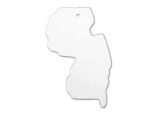 Bisque New Jersey State Ornament (Case of 6)