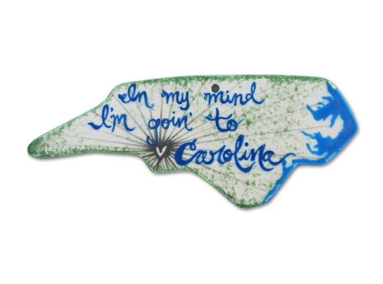 Bisque North Carolina State Ornament (Case of 6)