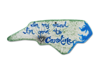 Bisque North Carolina State Ornament (Case of 6)