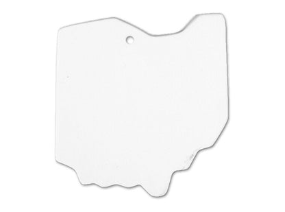 Bisque Ohio State Ornament (Case of 6)