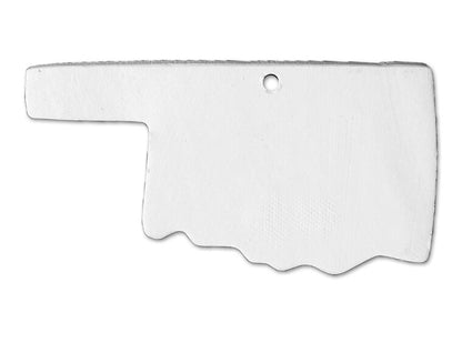 Bisque Oklahoma State Ornament (Case of 6)