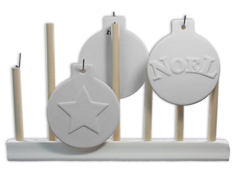 Bisque Texas State Ornament (Case of 6)
