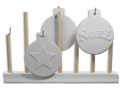 Bisque Texas State Ornament (Case of 6)