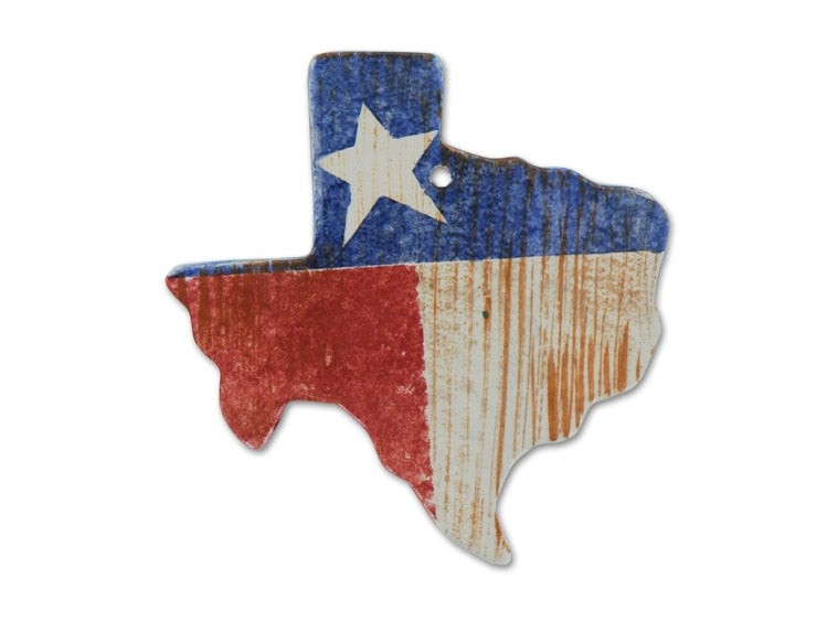 Bisque Texas State Ornament (Case of 6)