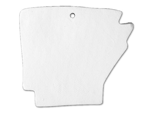 Bisque Arkansas State Ornament (Case of 6)