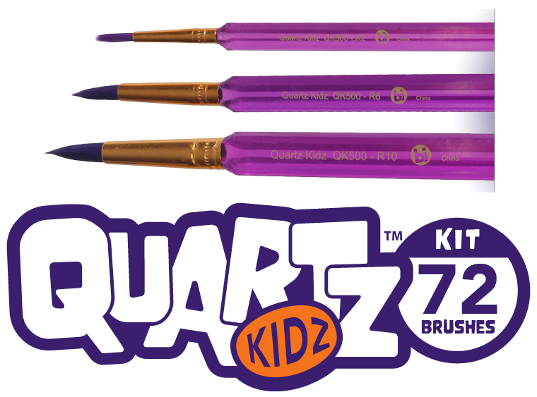 Quartz Kidz Brush Set (Case of 72)