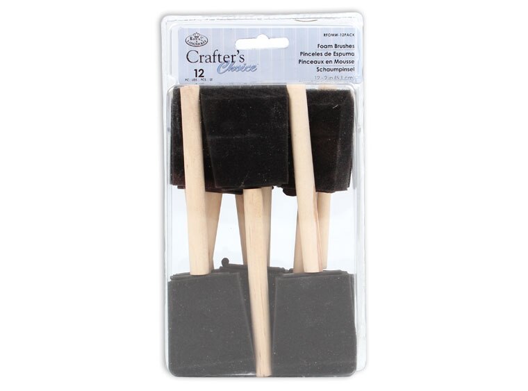Foam Brush 12pk (Case of 12)