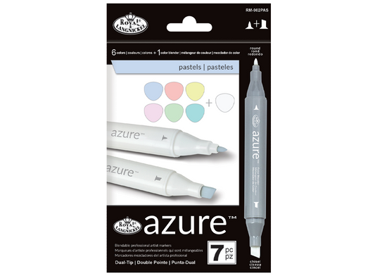7 Piece Pastel Color Marker Set (Case of 1)