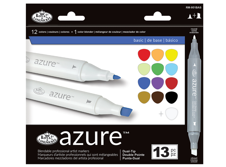 13 Piece Basic Color Marker Set (Case of 1)