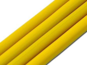 Yellow Semi-Opal Glass Rods (Case of 1)