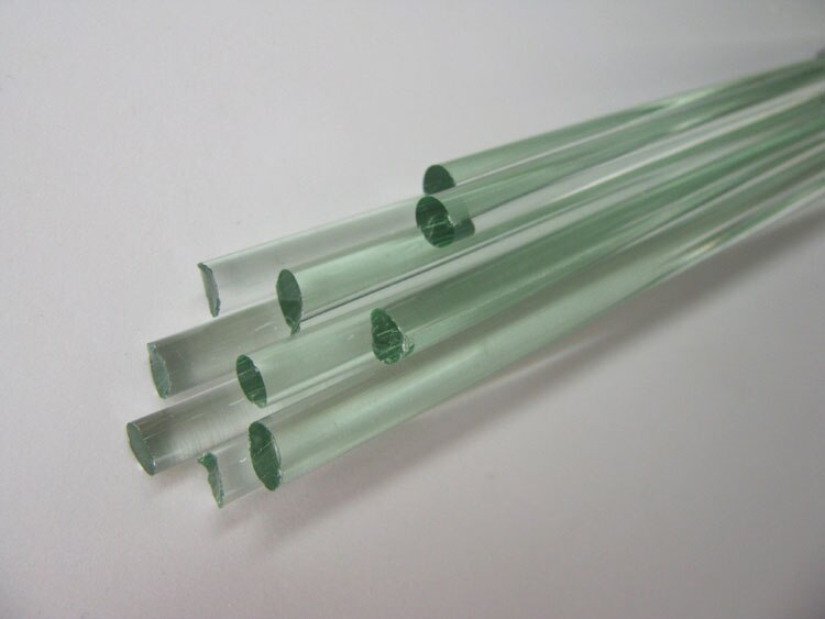 Red Reactive Transparent Rods (Case of 1)