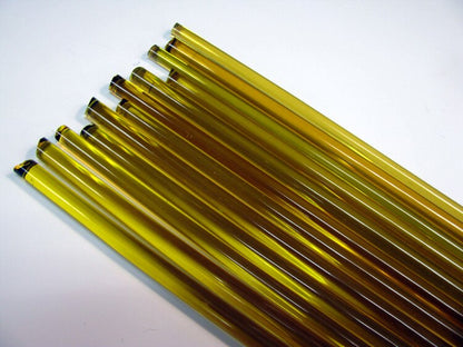 Pale Amber Transparent Rods (Case of 1)