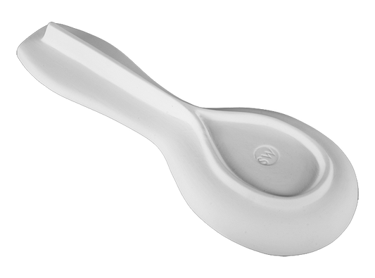 Bisque Stoneware Handled Spoon Rest (Case of 6)