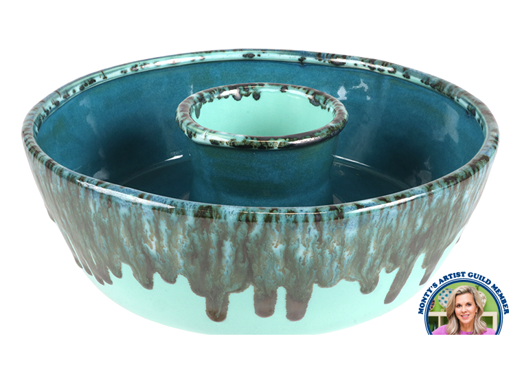 Bisque Stoneware Concentric Planter (Case of 2)