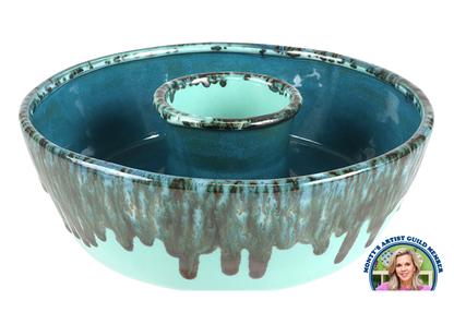 Bisque Stoneware Concentric Planter (Case of 2)