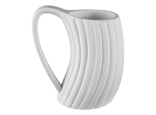 Bisque Stoneware Curved Mug (Case of 4)