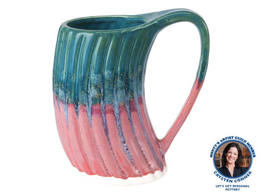 Bisque Stoneware Curved Mug (Case of 4)