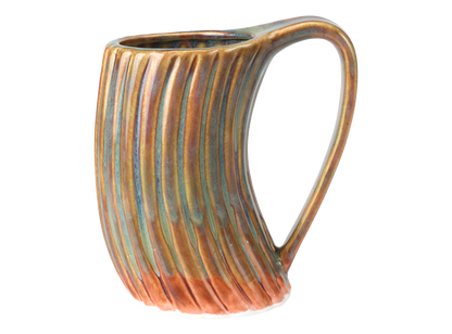 Bisque Stoneware Curved Mug (Case of 4)