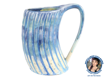 Bisque Stoneware Curved Mug (Case of 4)