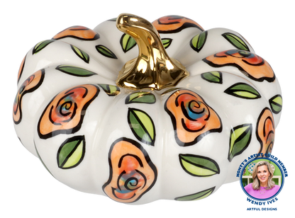 Bisque Stoneware Heirloom Pumpkin (Case of 2)
