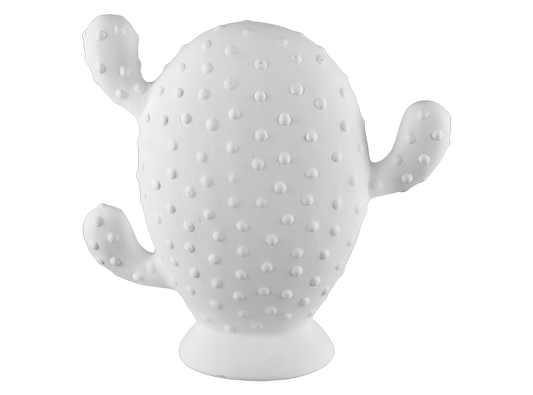 Bisque Stoneware Prickly Pear Cactus (Case of 2)