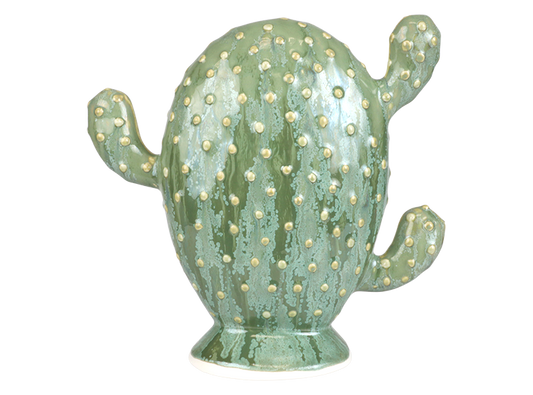 Bisque Stoneware Prickly Pear Cactus (Case of 2)