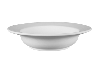 Bisque Stoneware Rim Bowl (Case of 4)