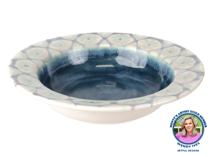 Bisque Stoneware Rim Bowl (Case of 4)