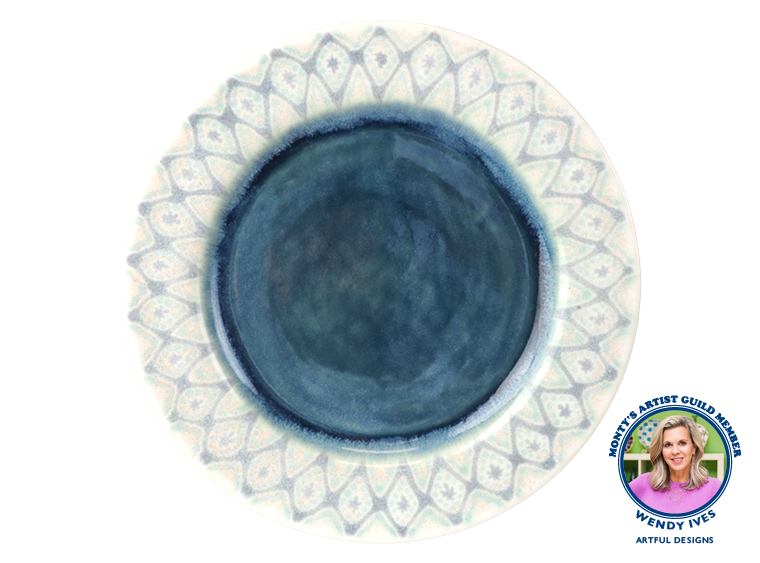 Bisque Stoneware Rim Salad Plate (Case of 6)