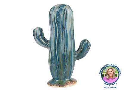 Bisque Stoneware Saguaro Cactus (Case of 2)