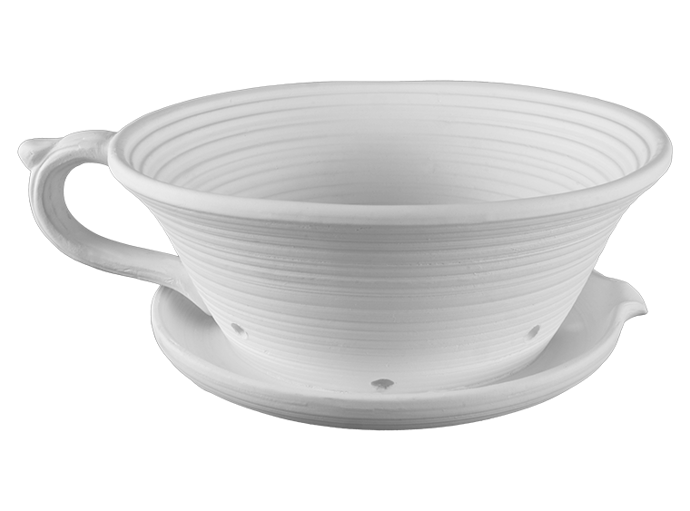 Bisque Stoneware Colander (Case of 1)