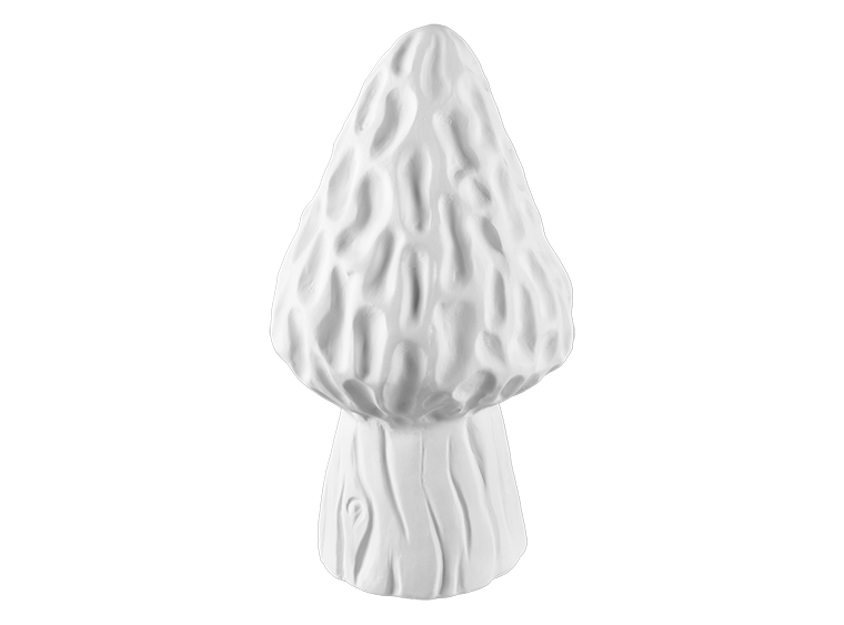 Bisque Stoneware Morel Mushroom Figurine (Case of 2)