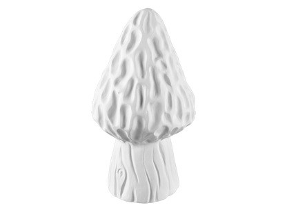 Bisque Stoneware Morel Mushroom Figurine (Case of 2)